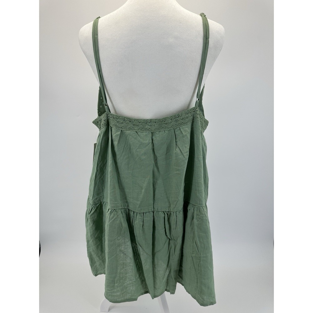 Your FavoriteYour Favorite Eyelet Babydoll Mini Dress, Pacsun Size XL - Picture 5 of 7